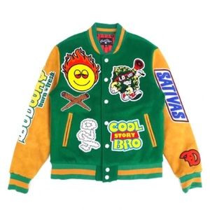 Cooley High Varsity Jacket Green